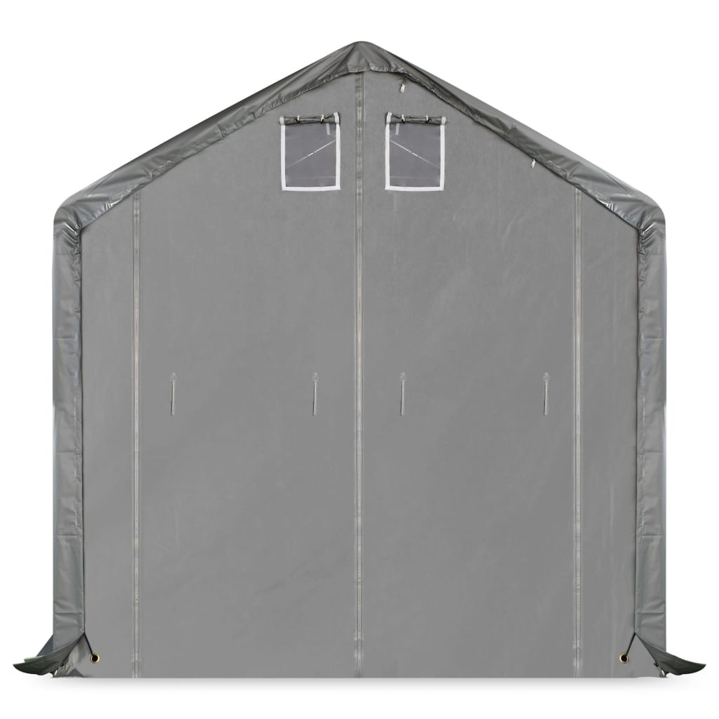 Storage Tent PVC 5x10 m Grey